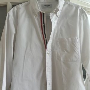 Thom Browne New York classic white Oxford shirt.